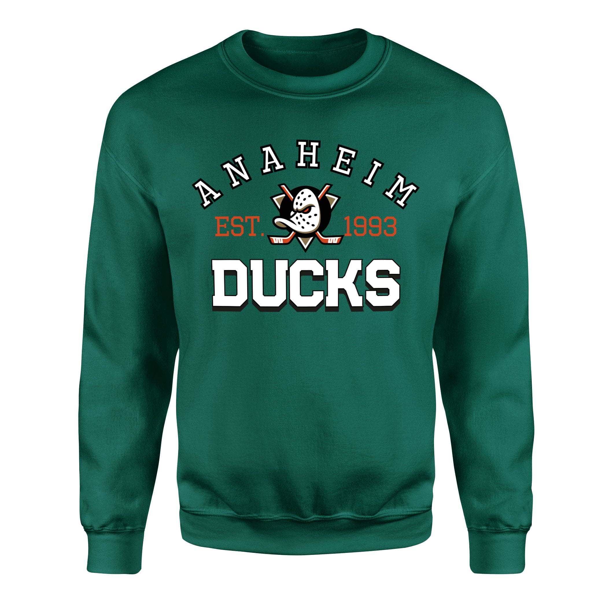 Anaheim Ducks EST. 1993 Sweatshirt M - Nefti Yeşili