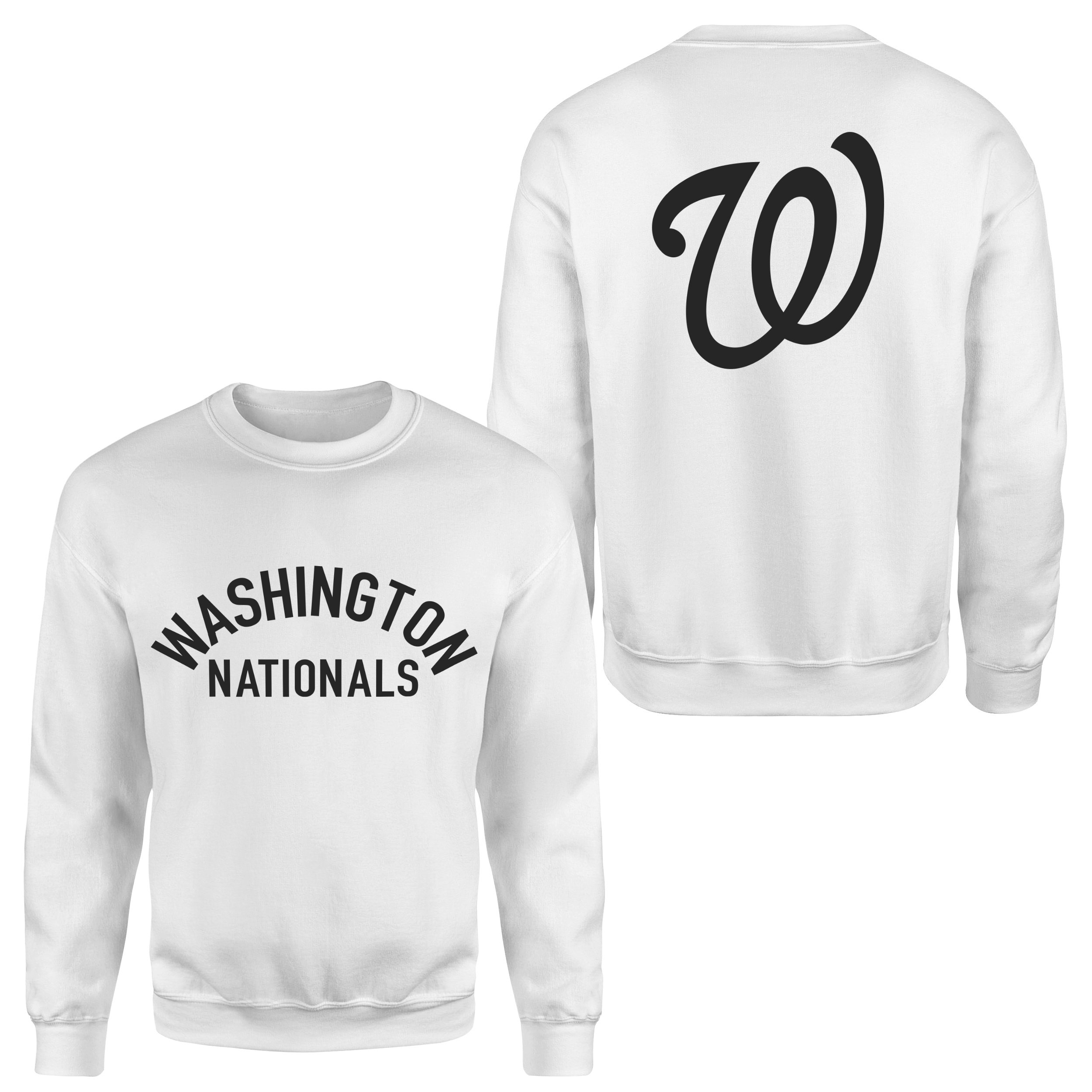 Washington Nationals Muted Sweatshirt L - Beyaz
