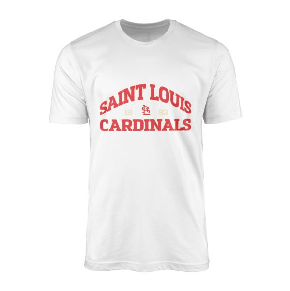 Saint Louis Cardinals 1882 Tişört XL - Beyaz