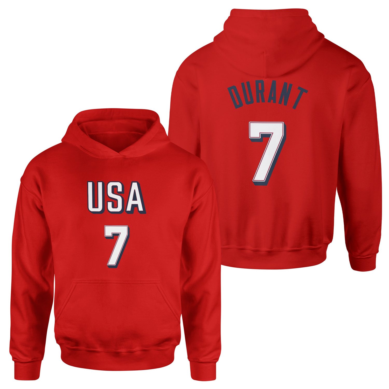 Kevin Durant Forma Hoodie S - Kırmızı