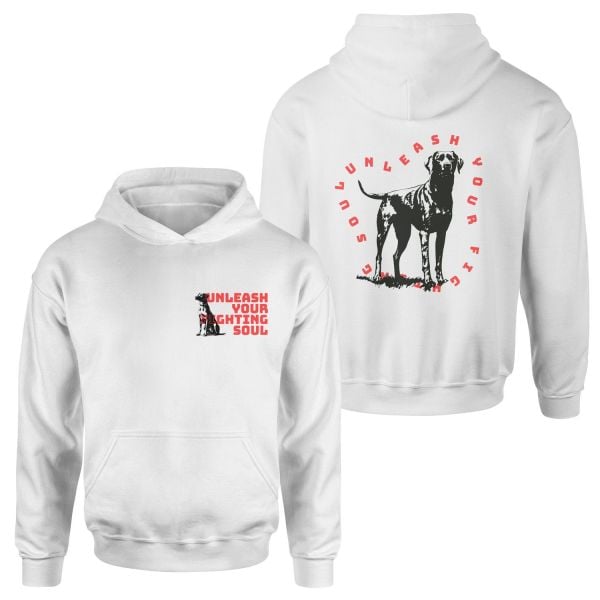Unleash Your Fighting Soul | Dog Hoodie XXL - Beyaz | UYFS Ürünleri
