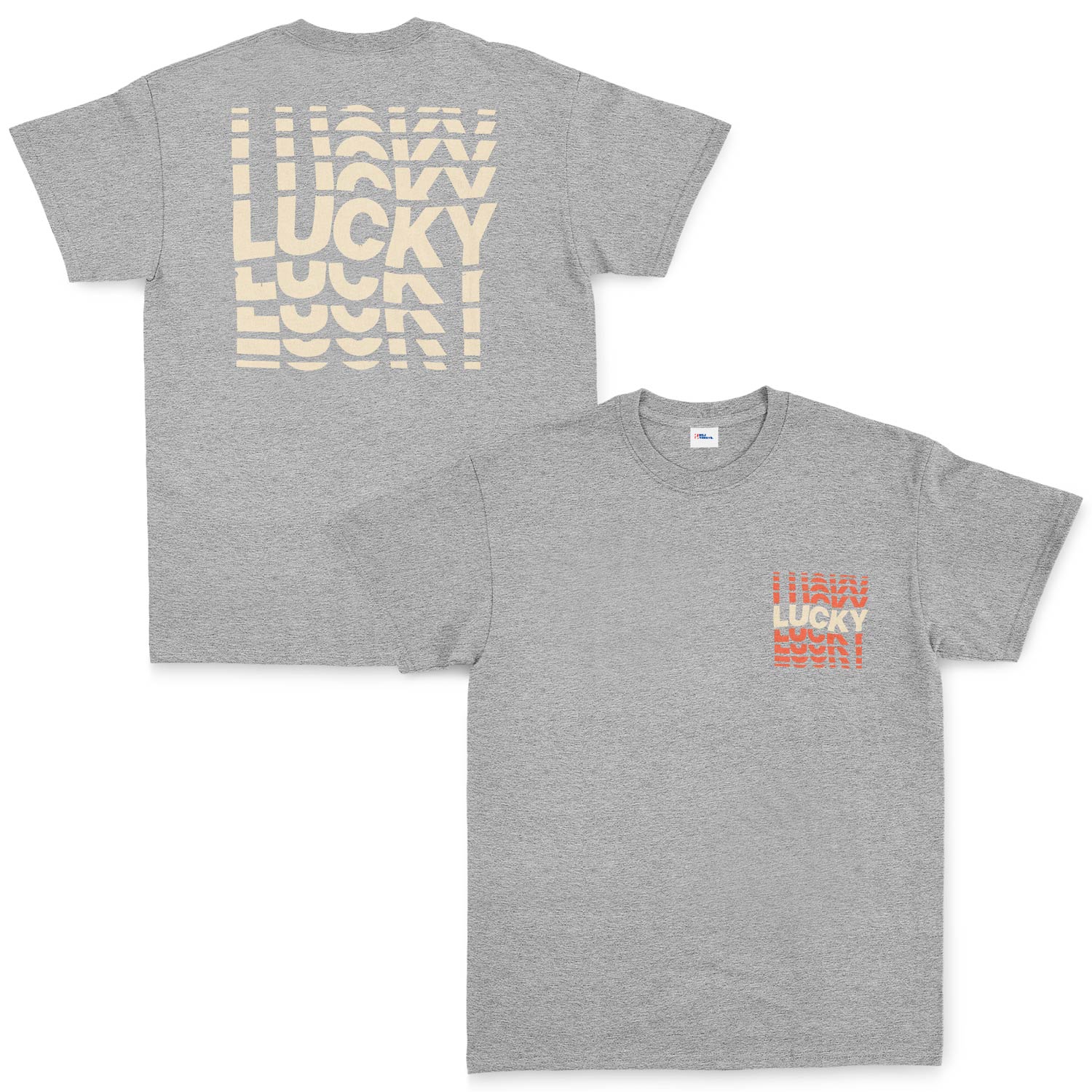 Lucky Tişört XL - Gri