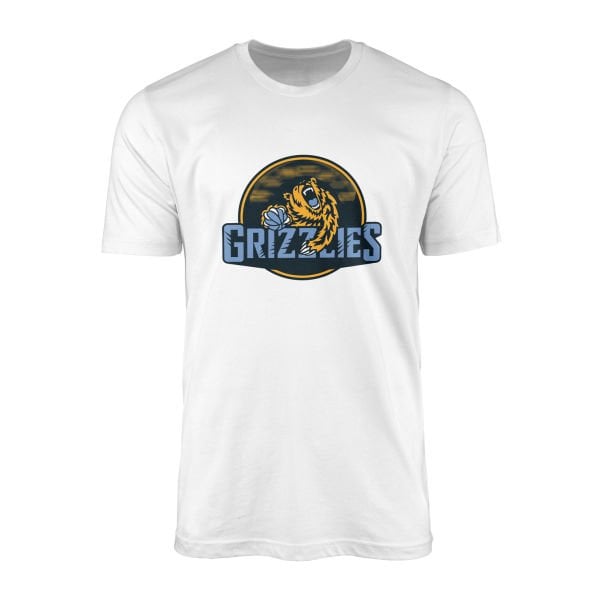 Grizzlies Tişört L - Beyaz