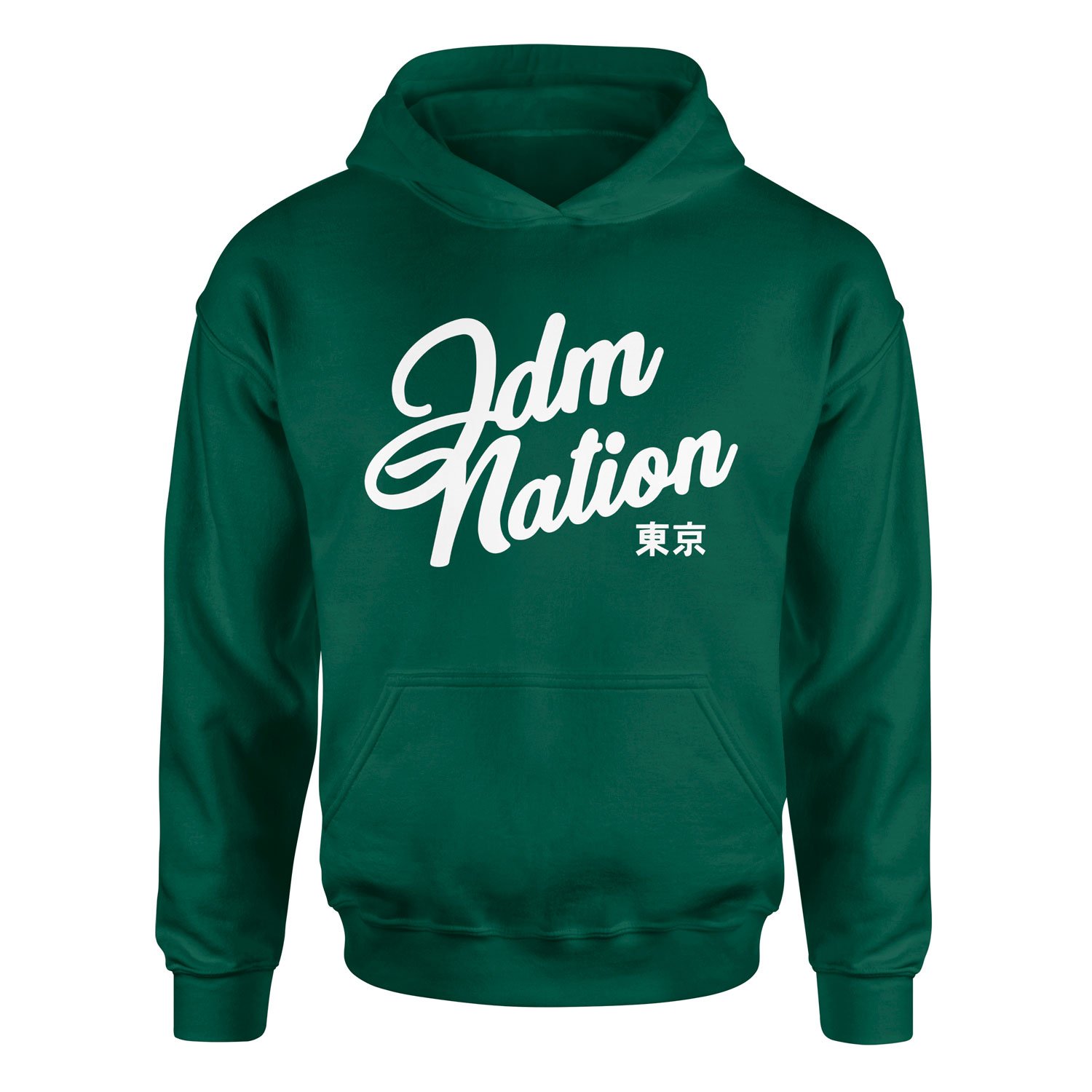 JDM Nation Hoodie S - Nefti Yeşili