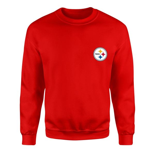 Pittsburgh Steelers Sweatshirt M - Kırmızı