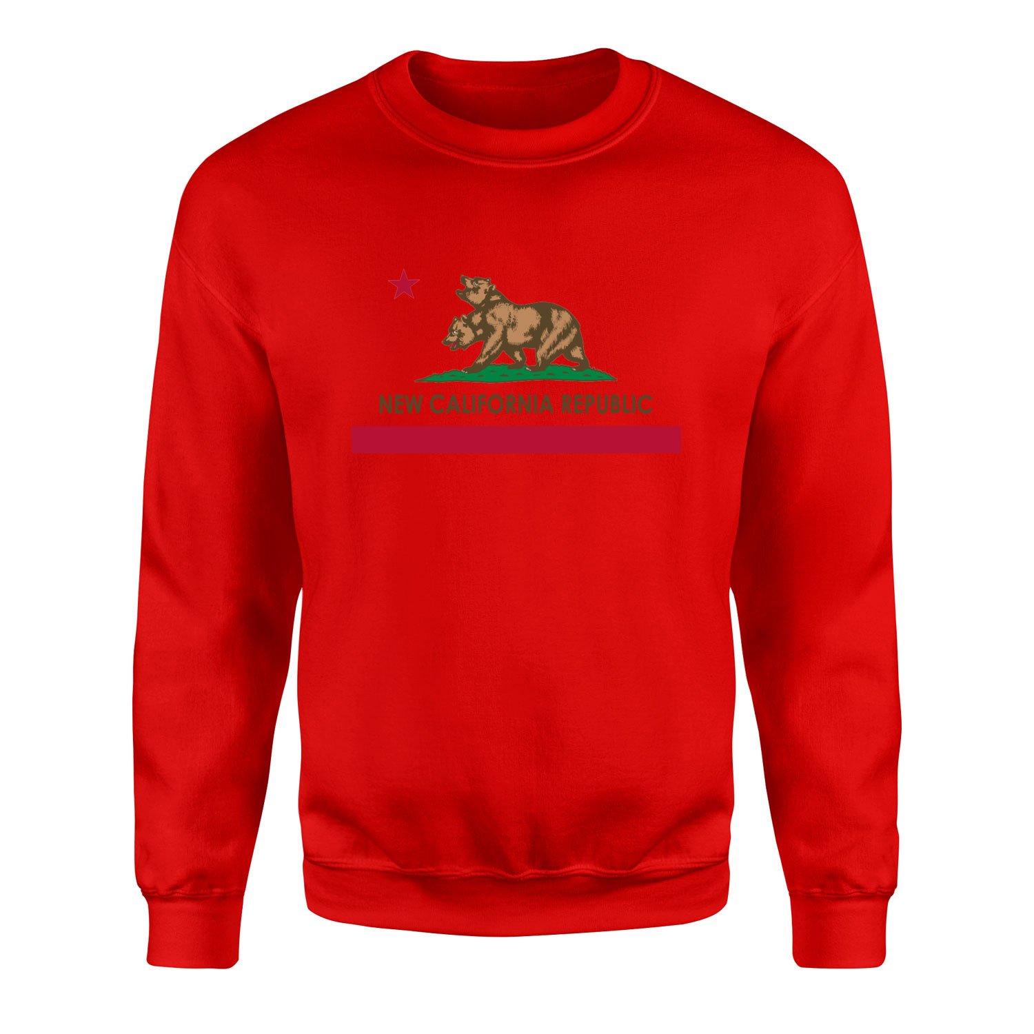 New California Republic | Fallout Sweatshirt S - Kırmızı