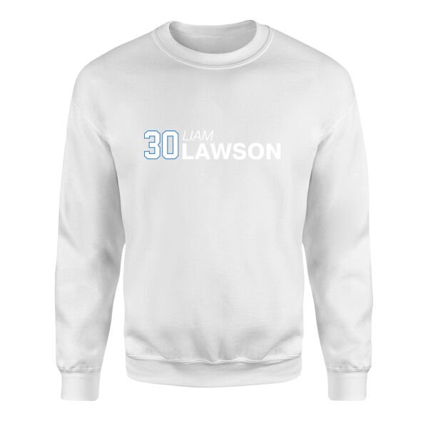 Liam Lawson 30 Sweatshirt L - Beyaz