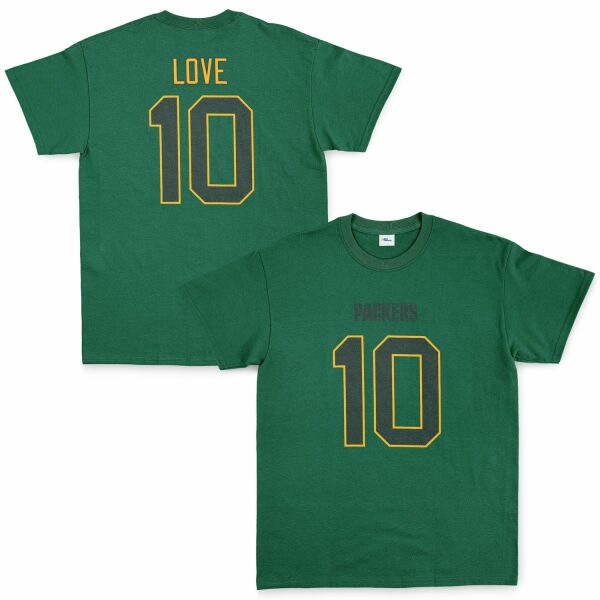 Jordan Love Green Bay Packers Tişört XL - Nefti Yeşili
