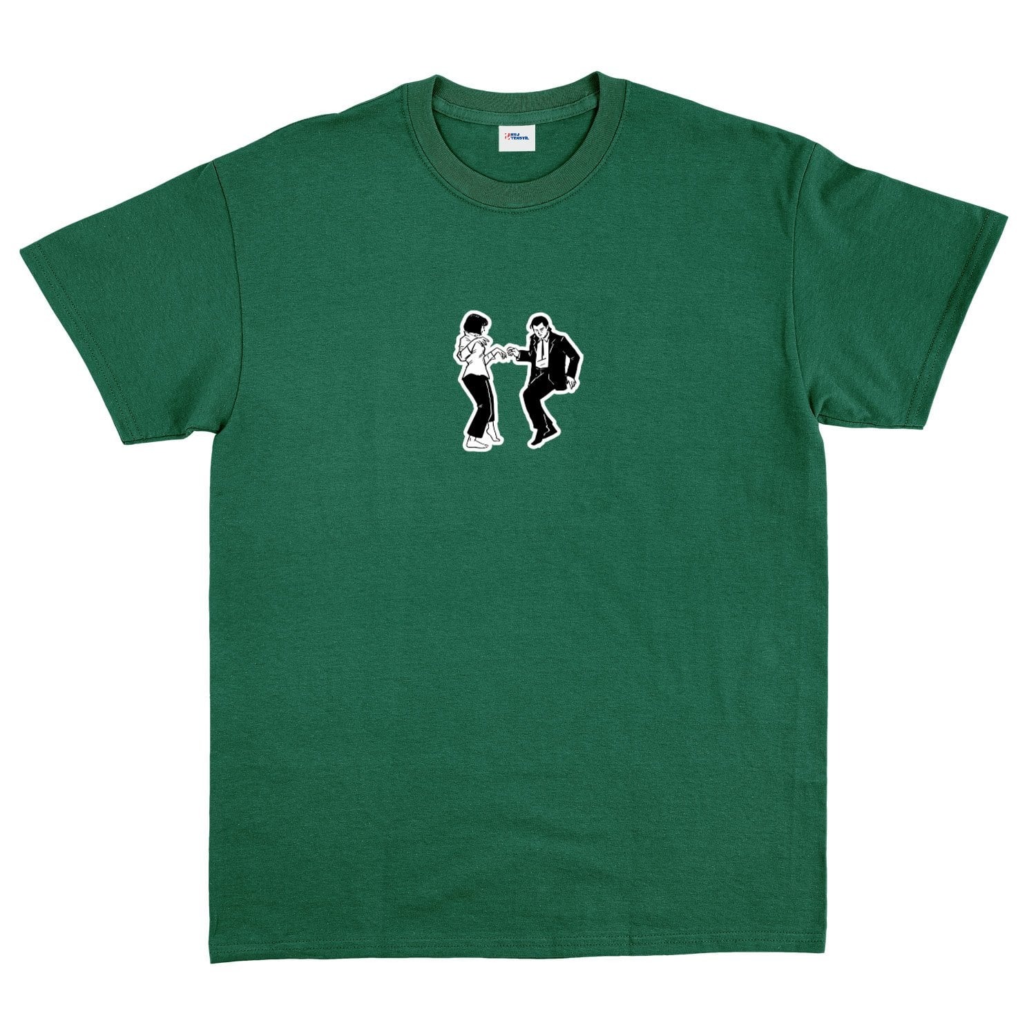 Pulp Fiction Dance Tişört M - Nefti Yeşili