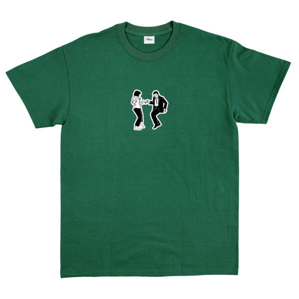 Pulp Fiction Dance Tişört M - Nefti Yeşili
