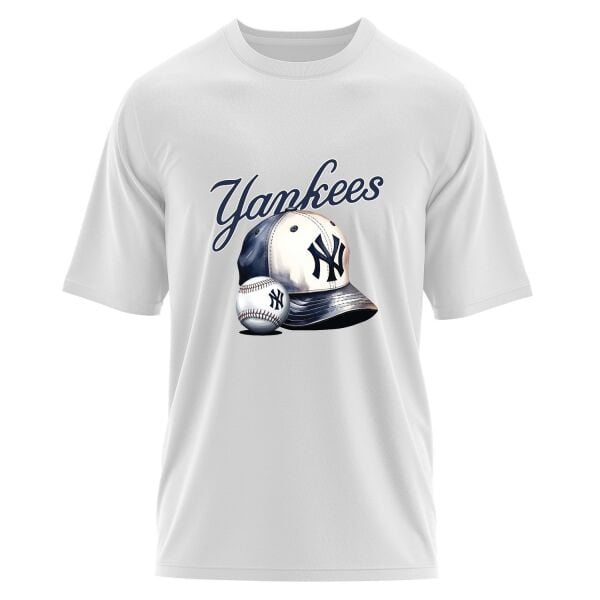 New York Yankees Ballgame Edition Oversize Tişört L - Beyaz | OUTLET