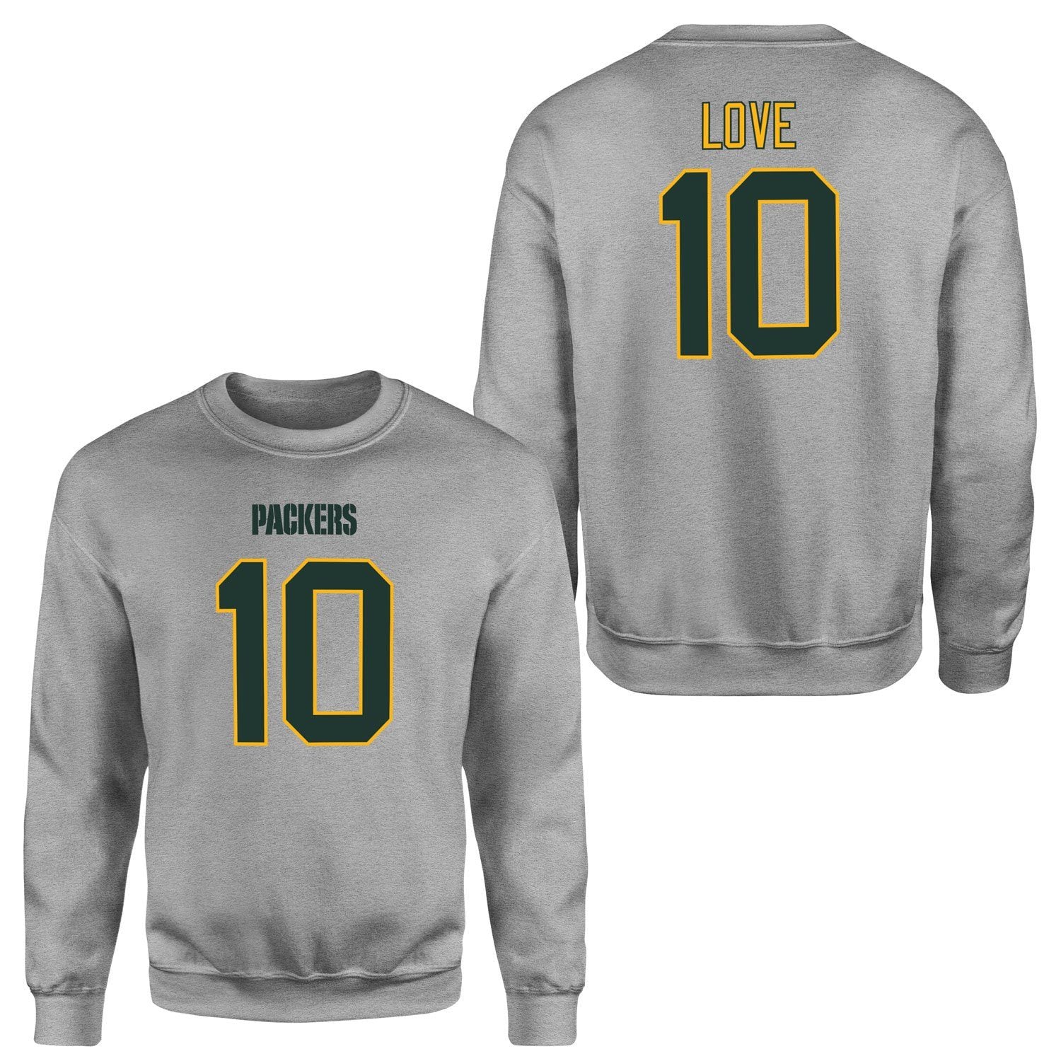 Jordan Love Green Bay Packers Sweatshirt XL - Gri
