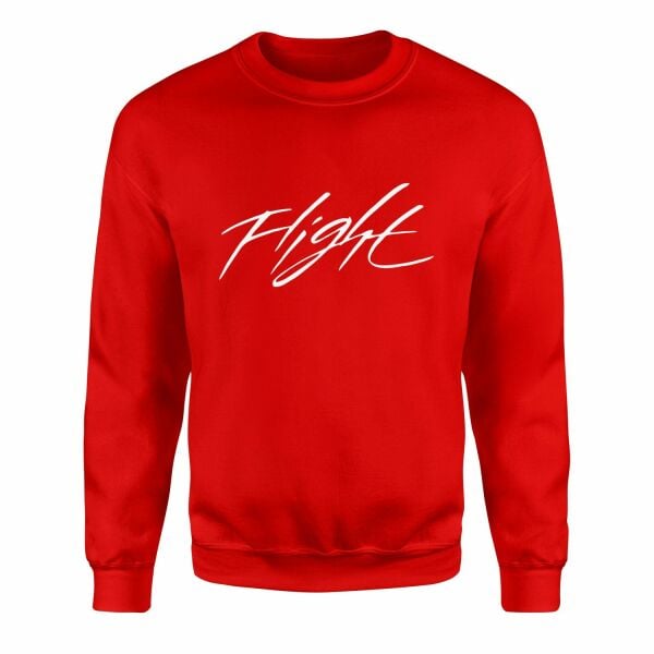 FLIGHT JORDAN Sweatshirt L - Kırmızı