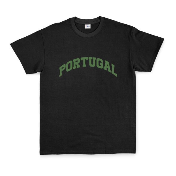 Portugal Tişört S - Siyah