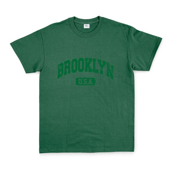 Brooklyn, USA Tişört XL - Nefti Yeşili