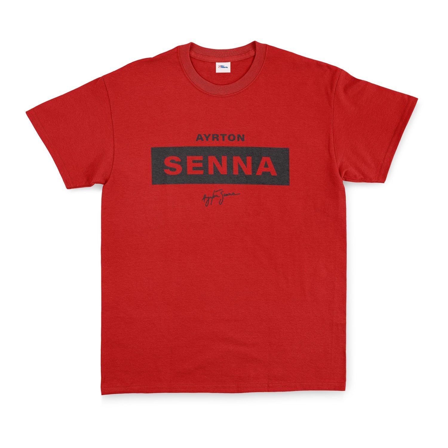 Ayrton Senna Tişört XXL - Kırmızı
