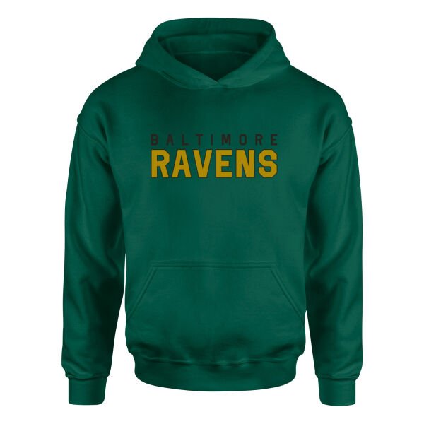 Baltimore Ravens 25 Hoodie XL - Nefti Yeşili