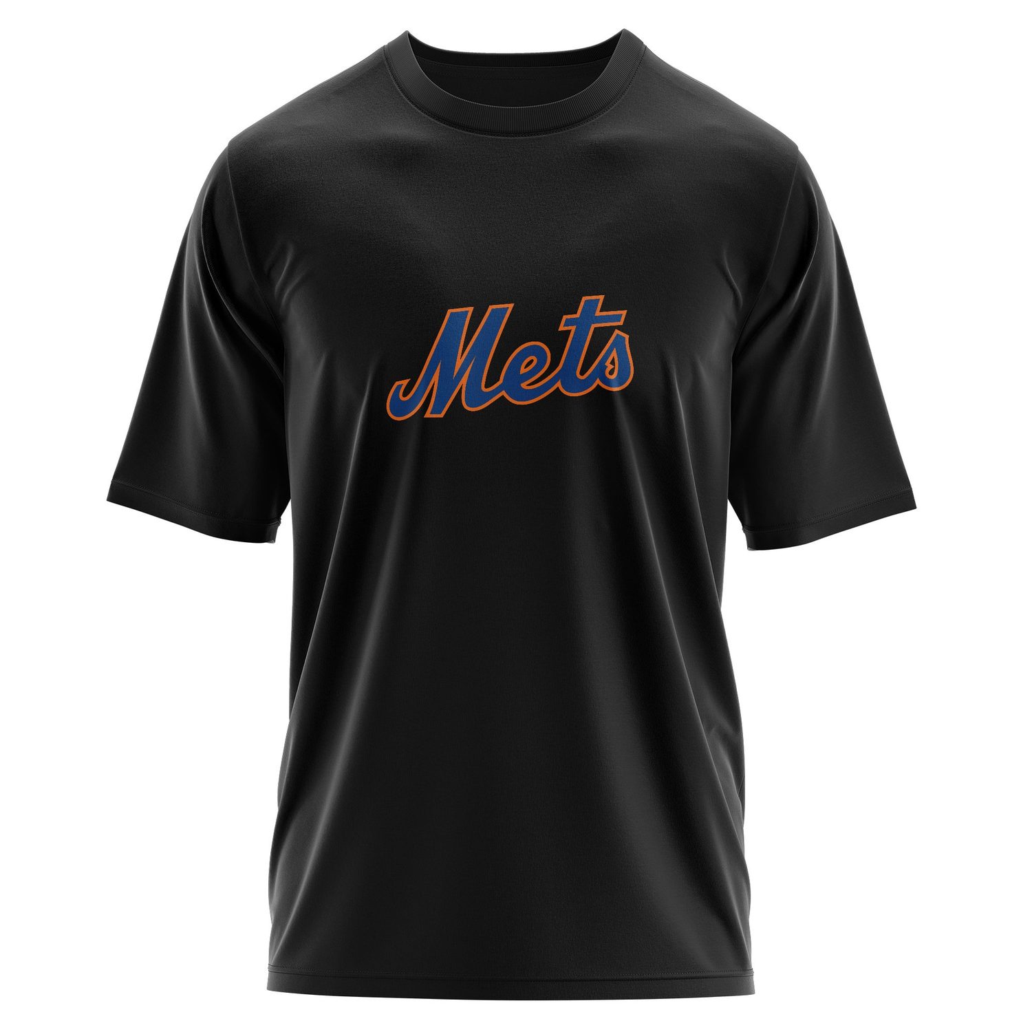 NY Mets Oversize Tişört L - Siyah