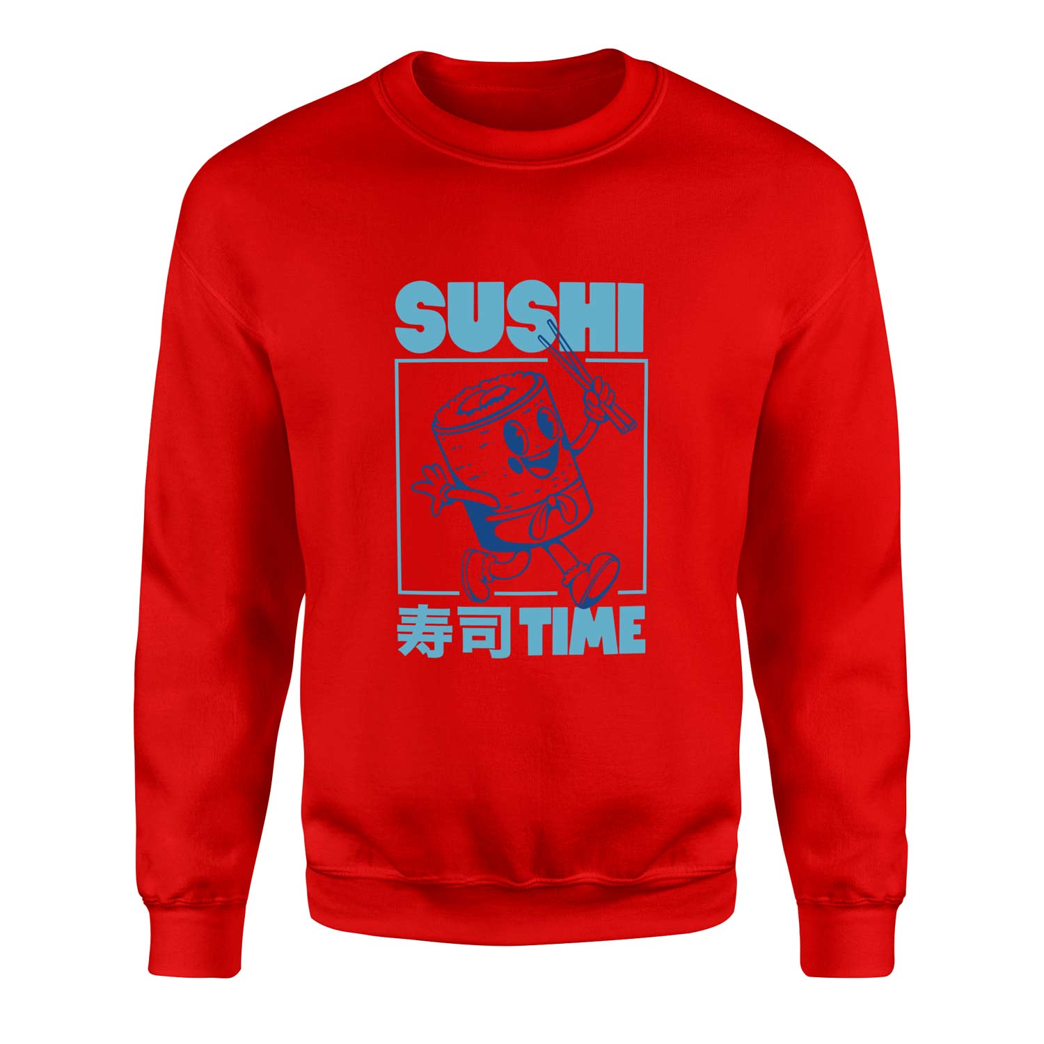 Sushi Time Sweatshirt S - Kırmızı