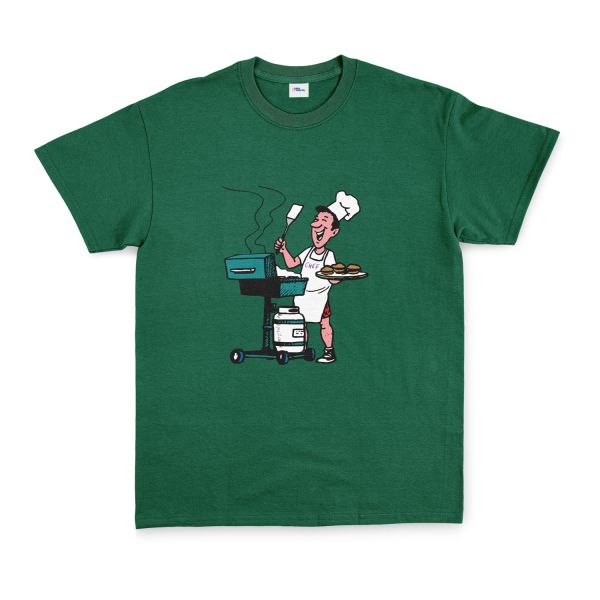 BBQ Chef Tişört S - Nefti Yeşili