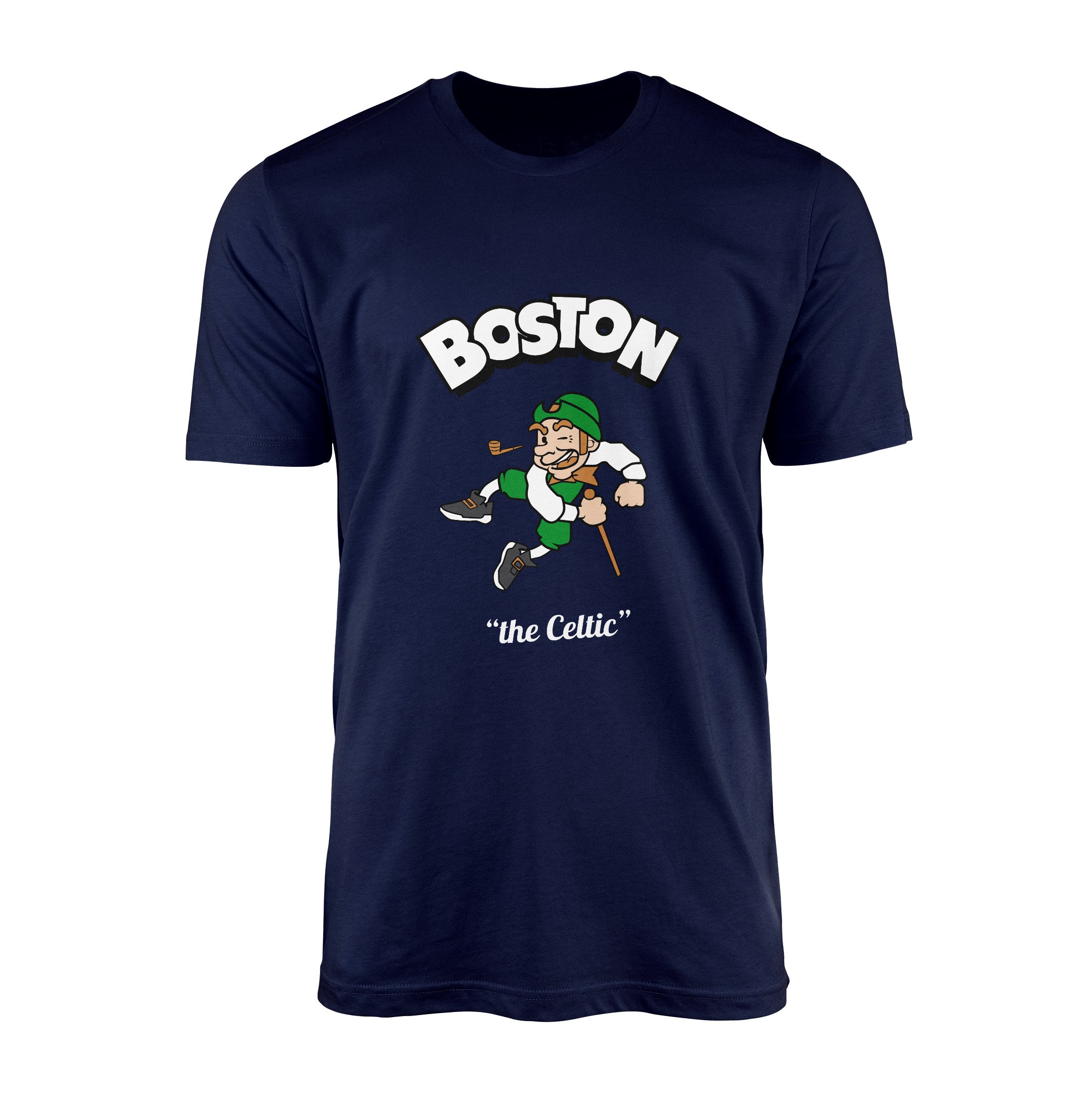 Celtics Cartoon Tişört M - İndigo Mavisi