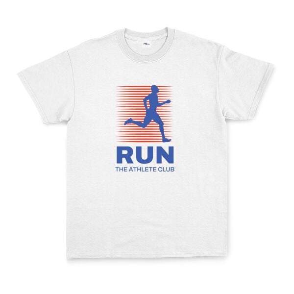 Run, The Athlete Club Tişört XL - Beyaz | OUTLET