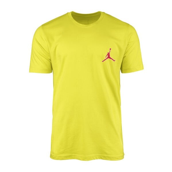 Air Jordan Red Stroked Tişört XL - Sarı