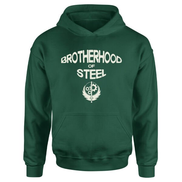 Brotherhood of Steel Hoodie L - Nefti Yeşili