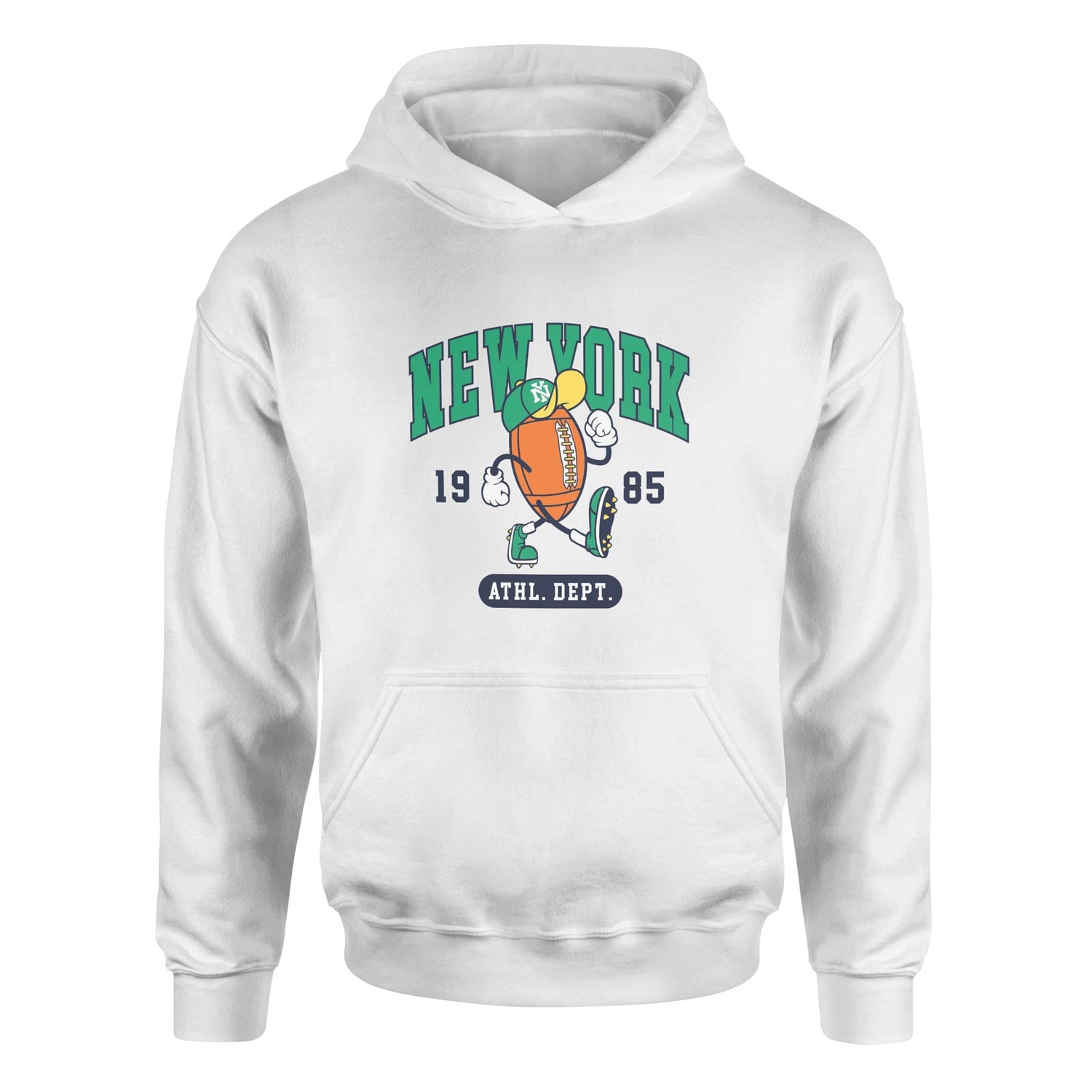 New York 1985 Hoodie XXL - Beyaz