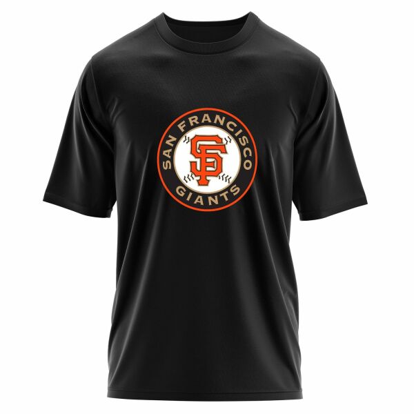 San Francisco Giants L Oversize Tişört S - Siyah