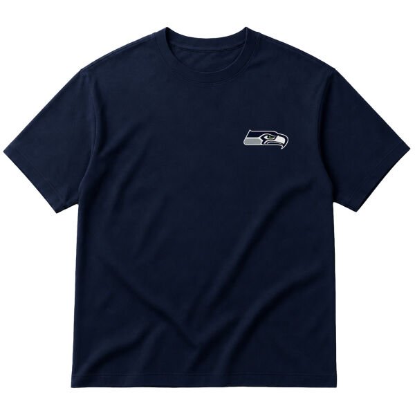 Seattle Seahawks Oversize Tişört L - İndigo Mavisi