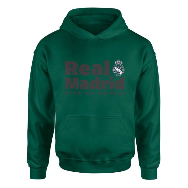 Real Madrid Club de Futbol Hoodie L - Nefti Yeşili