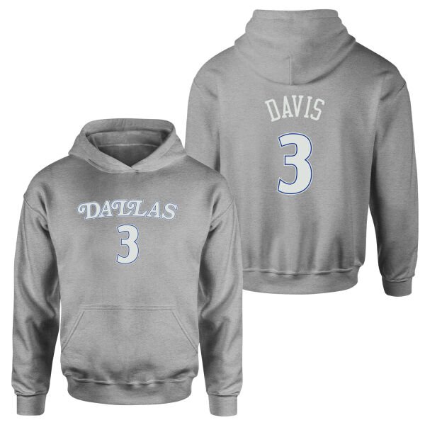 Anthony Davis 3 Dallas Forma Hoodie L - Gri