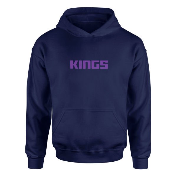 Sac Kings Iconic Hoodie XXL - İndigo Mavisi