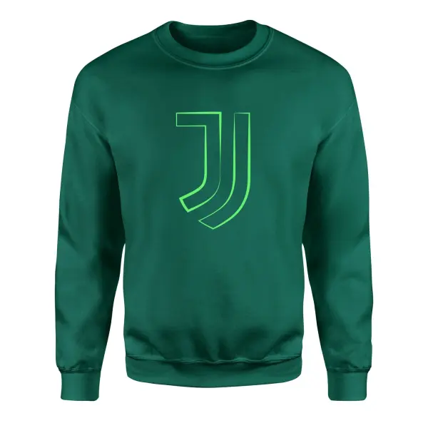 Juventus Green Strokes Sweatshirt - L | OUTLET