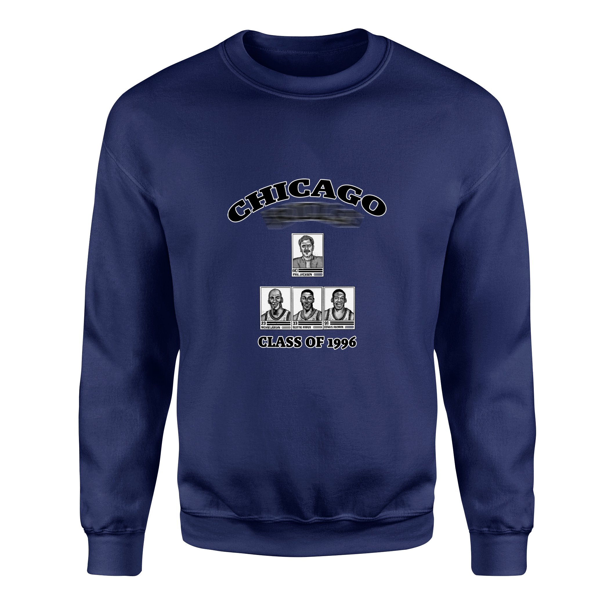 Chicago Class of 1996 Sweatshirt XL - İndigo Mavisi