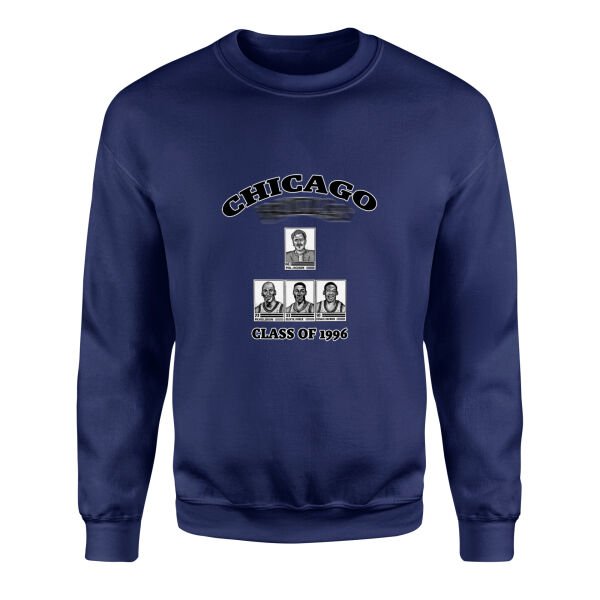 Chicago Class of 1996 Sweatshirt XL - İndigo Mavisi