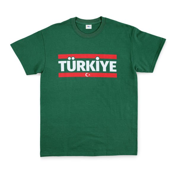 Türkiye Tişört XL - Nefti Yeşili