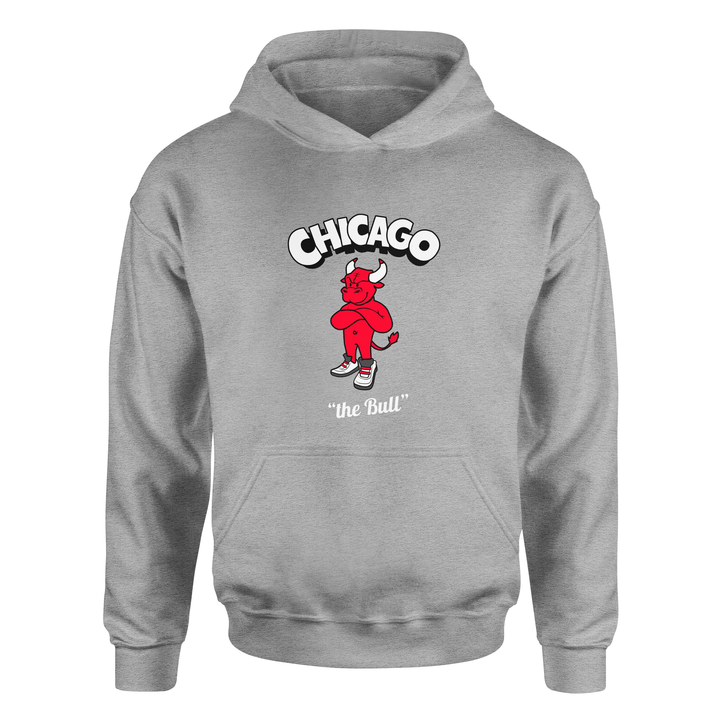 Chicago Cartoon Hoodie L - Gri