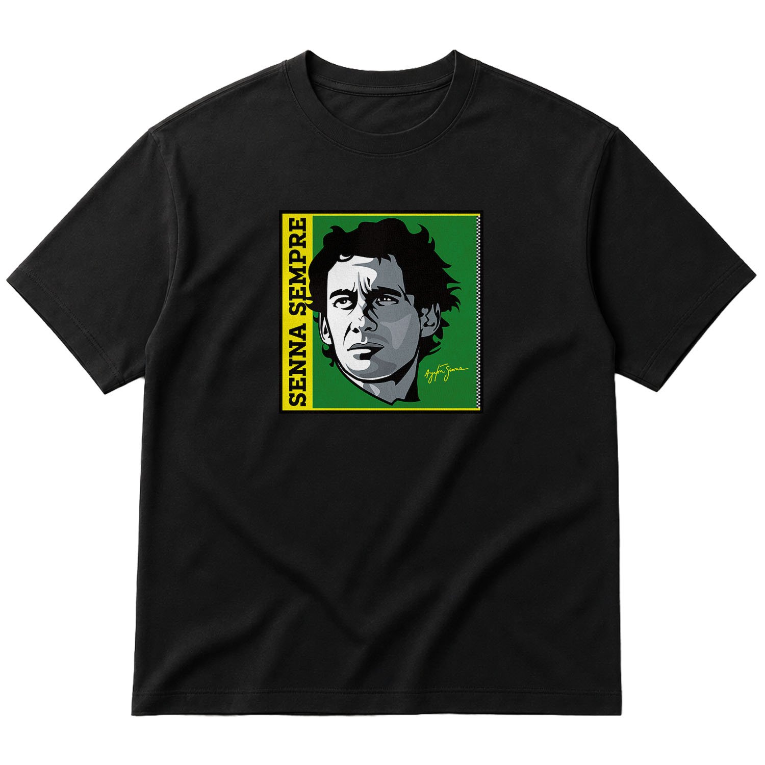Senna Sempre Design Oversize Tişört XL - Siyah
