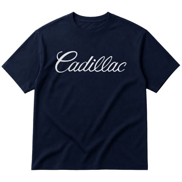 Cadillac Script Oversize Tişört