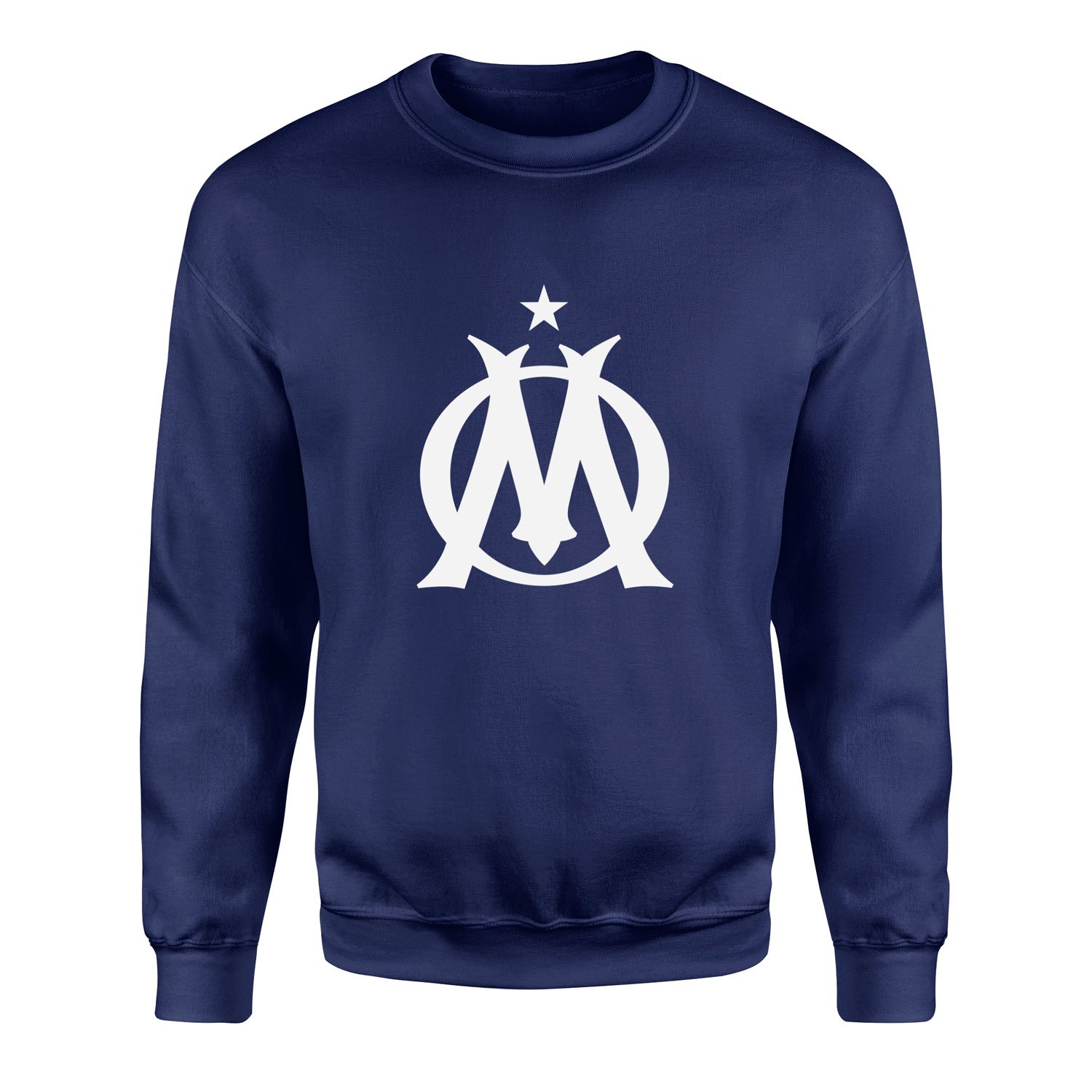Olympique de Marseille Vainqueur Shield Sweatshirt L - İndigo Mavisi