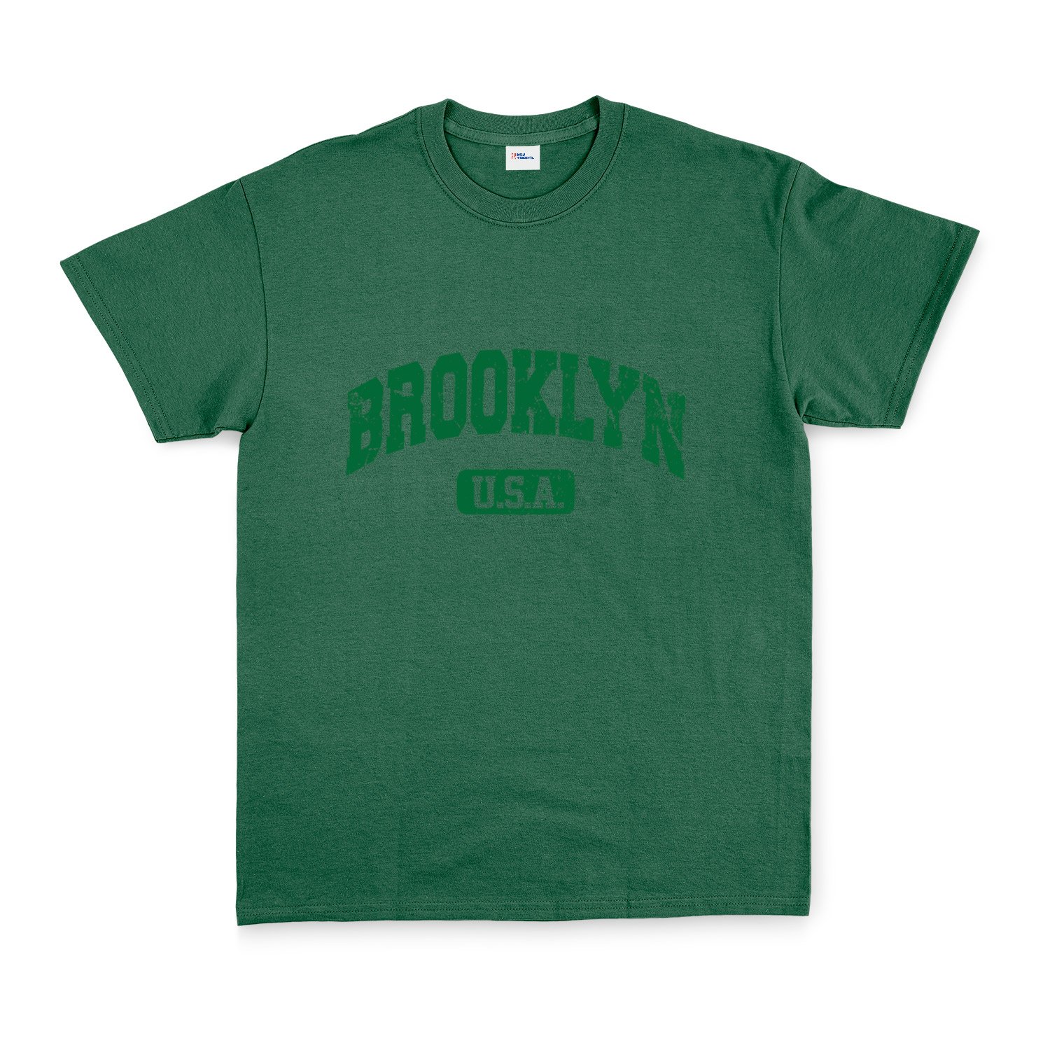 Brooklyn, USA Tişört XXL - Nefti Yeşili