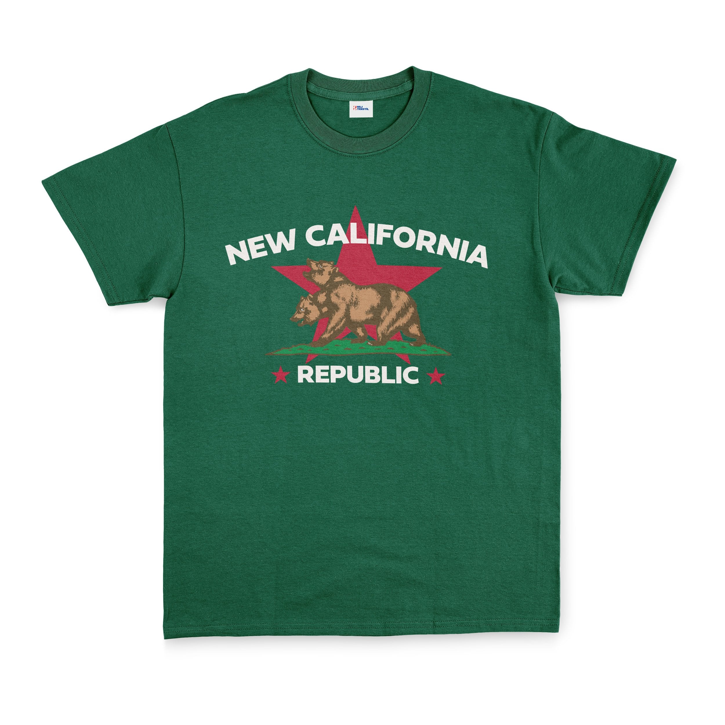 New California Republic Premium Tişört M - Nefti Yeşili