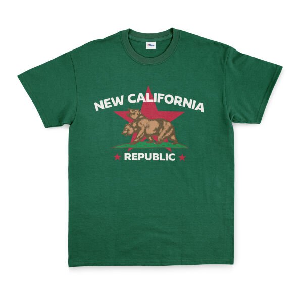 New California Republic Premium Tişört M - Nefti Yeşili