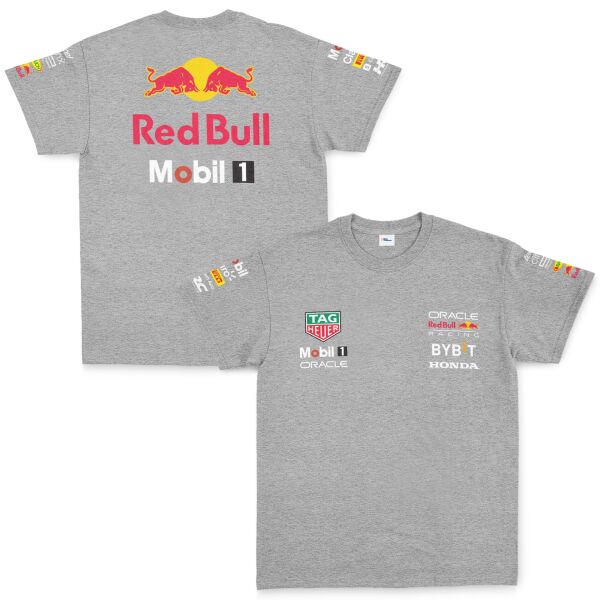 Red Bull Racing 2024 Teamline Tişört XL - Gri | OUTLET