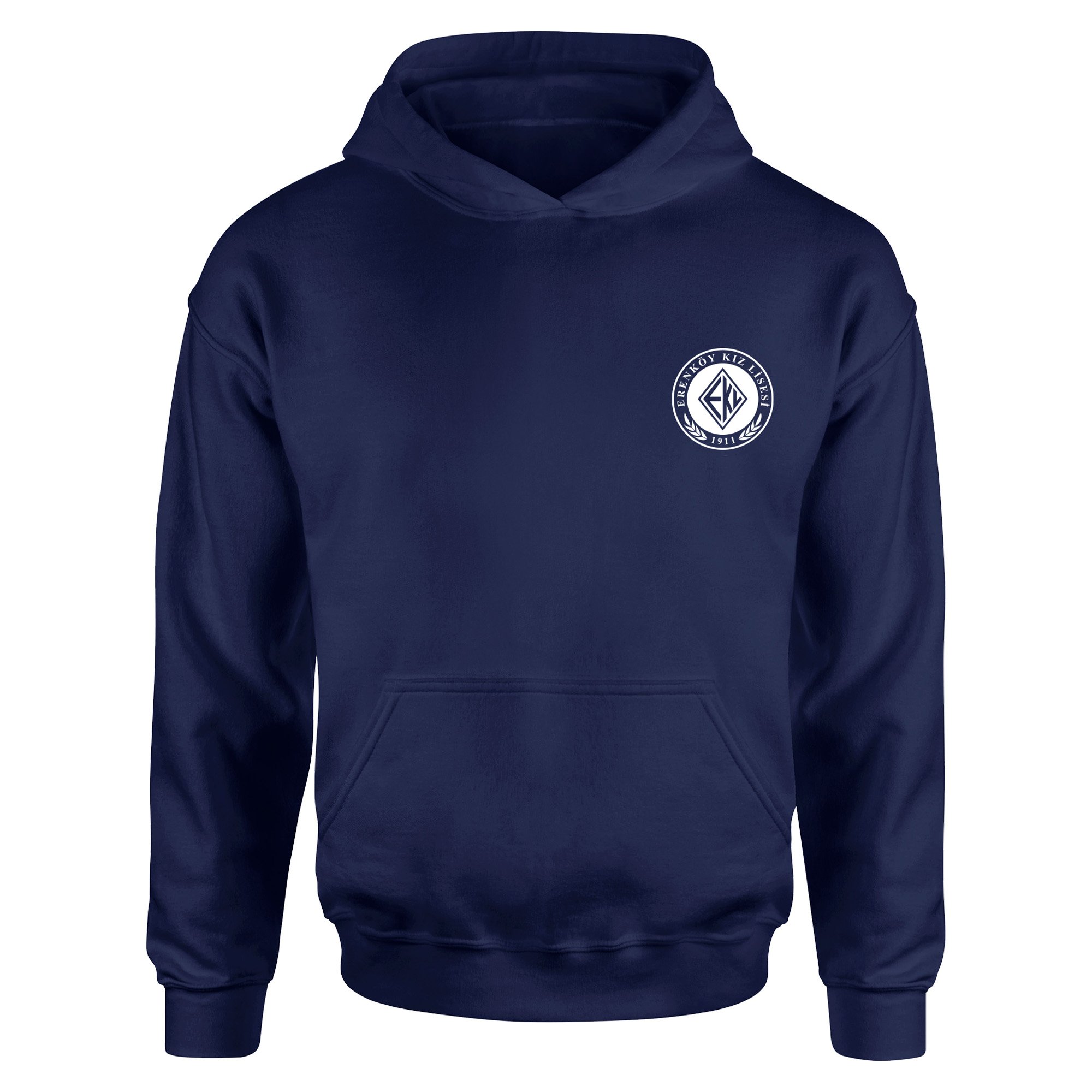 Erenköy Kız Lisesi İndigo Mavisi Hoodie (Opsiyonel)