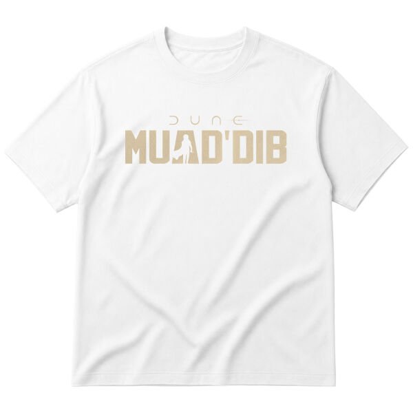 Muad’Dib Dune Oversize Tişört XL - Beyaz