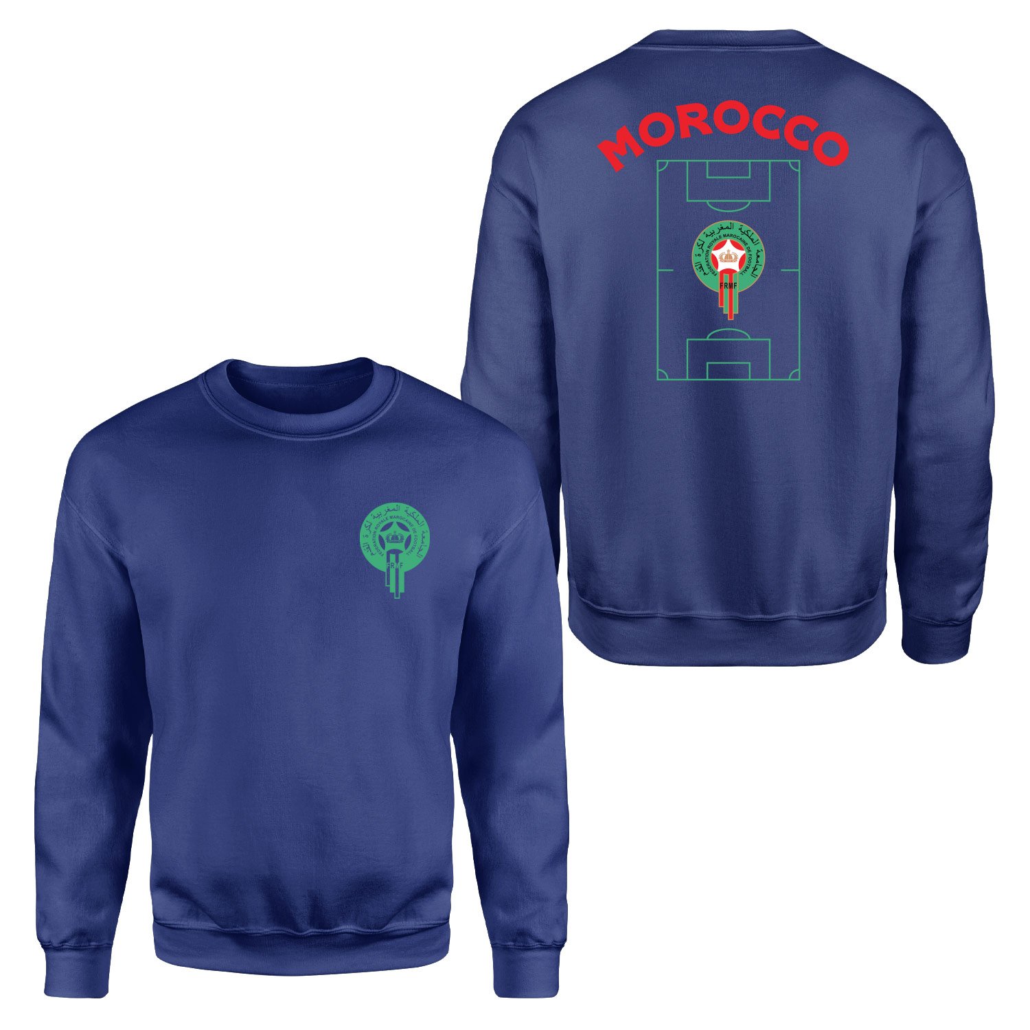 Fas Dünya Kupası 2026 Sweatshirt M - İndigo Mavisi