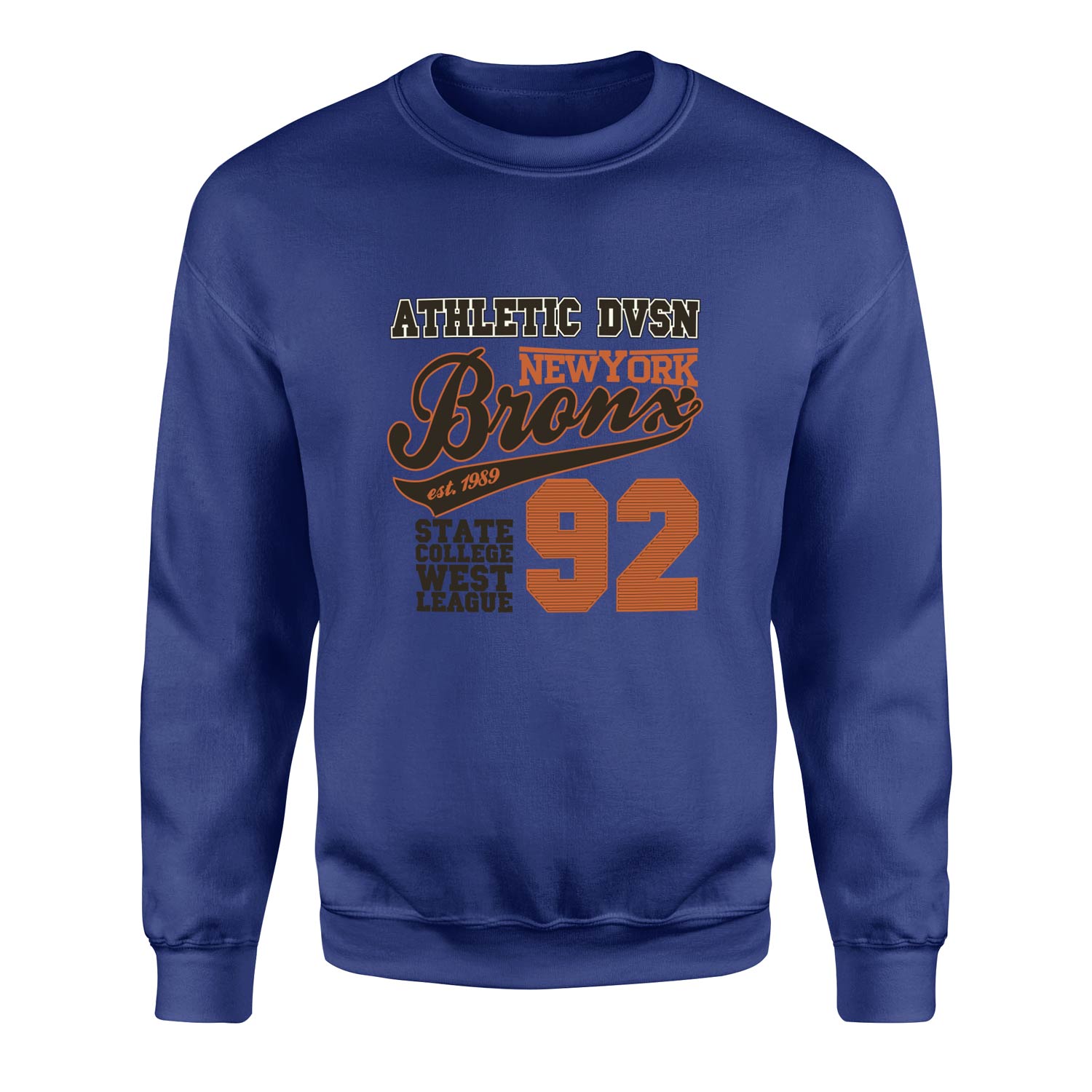 Athletic DVSN Bronx NY Sweatshirt L - İndigo Mavisi